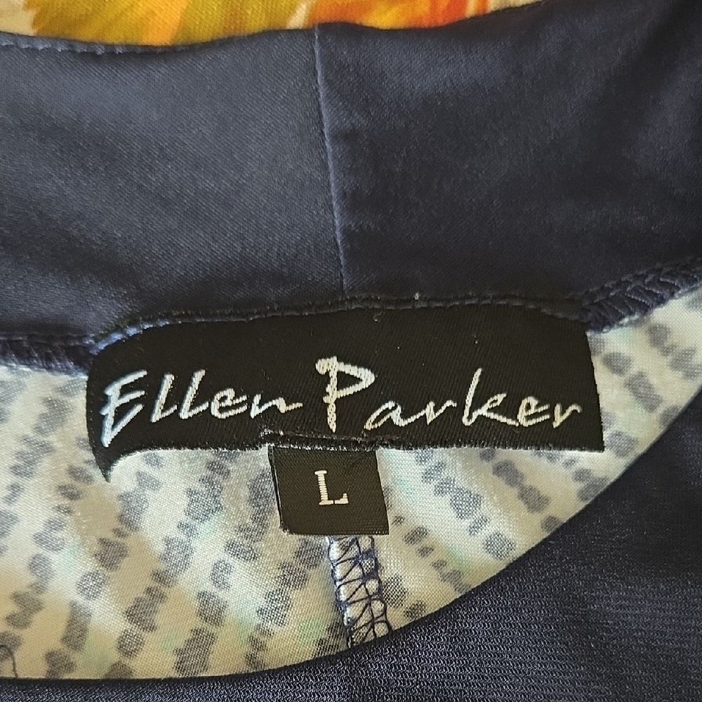 Navy and White Chevron Mini Dress - Picture 6 of 6